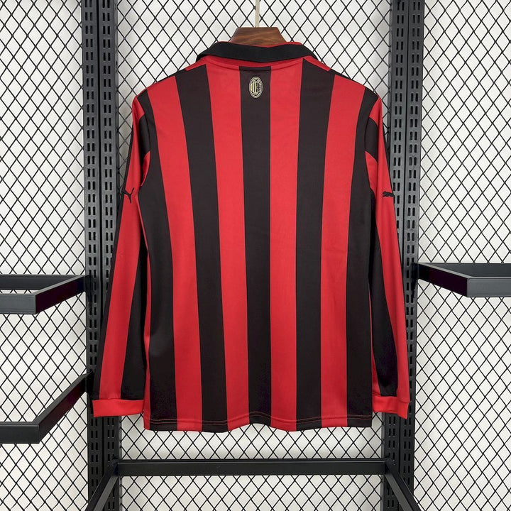 AC Milan 24/25 Edição Comemorativa Manga Comprida