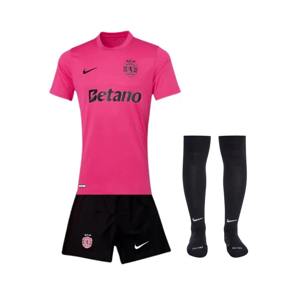 Sporting 24/25 Kit de Criança Edição Outubro Rosa