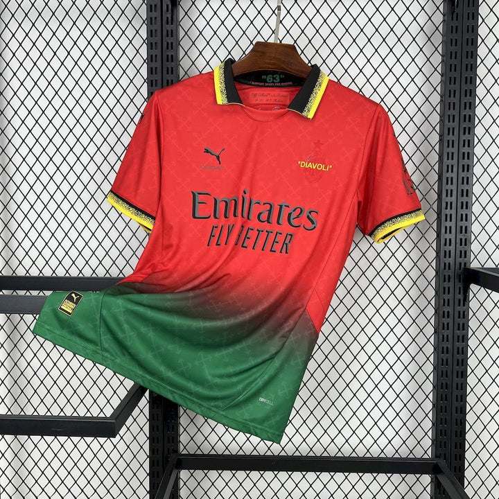 AC Milan X OFF White 25/26 Vermelha