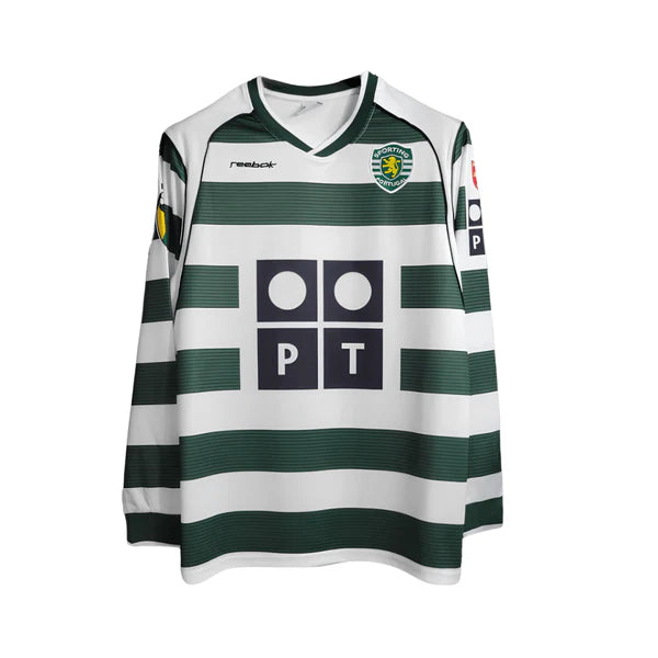 Sporting 02/03 Retro Manga Comprida