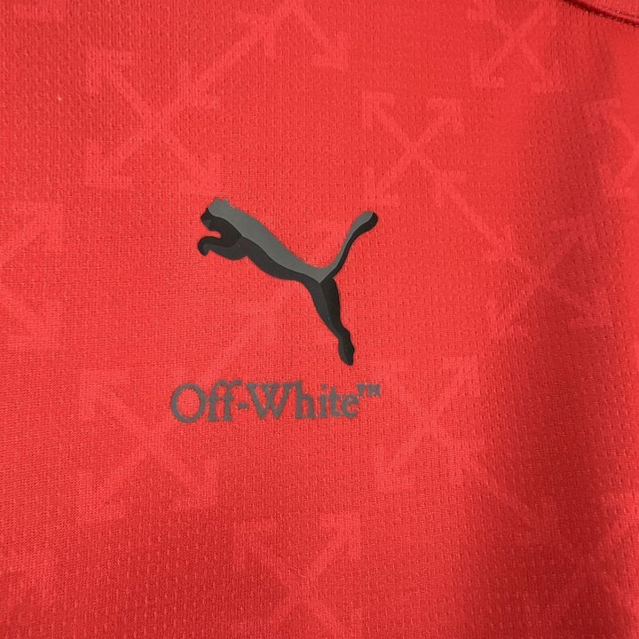 AC Milan X OFF White 25/26 Vermelha